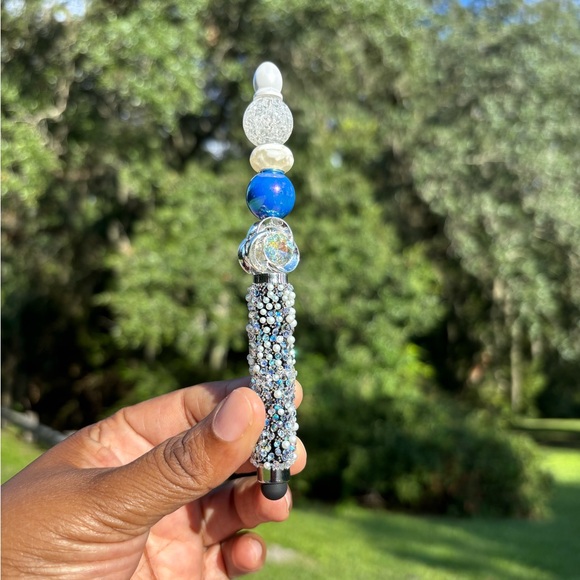 Blue & Black Custom Made Stylus - Picture 1 of 4